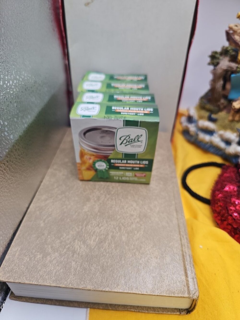 Ball Lids For Canning Lot Of 4 Boxes Each Has 12 Regular Mouth Lids Suretight